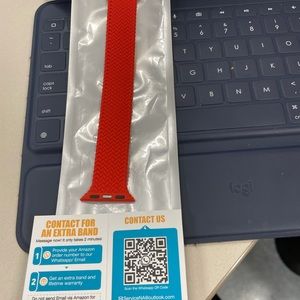 Apple Watch band - red solo rubber band